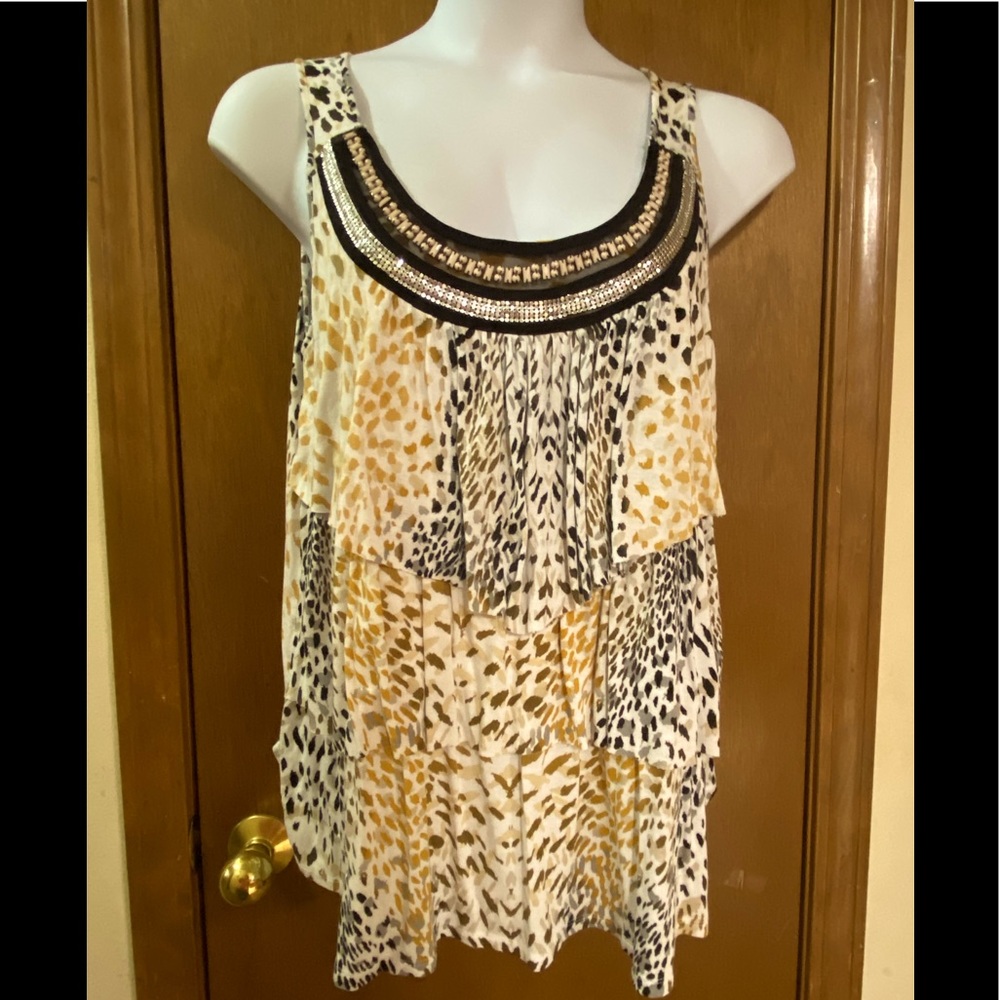 Lane Bryant animal print 18/20 blouse